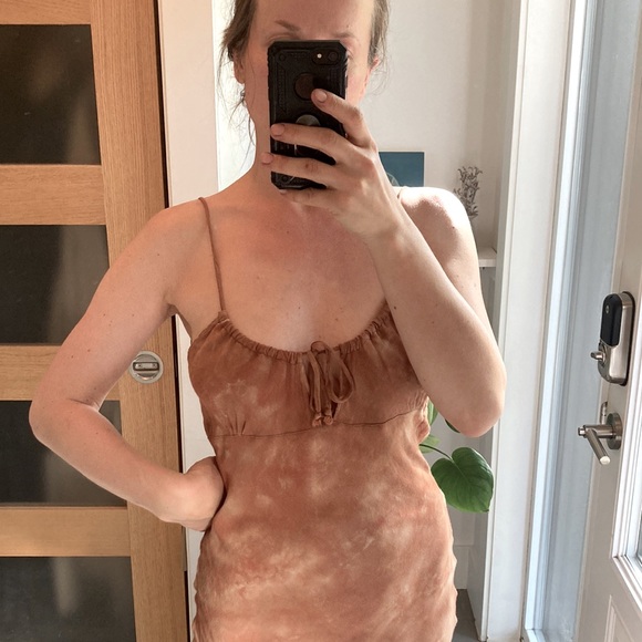 JEU ILLIMITÉ hand tie dyed maxi dress - Picture 13 of 13